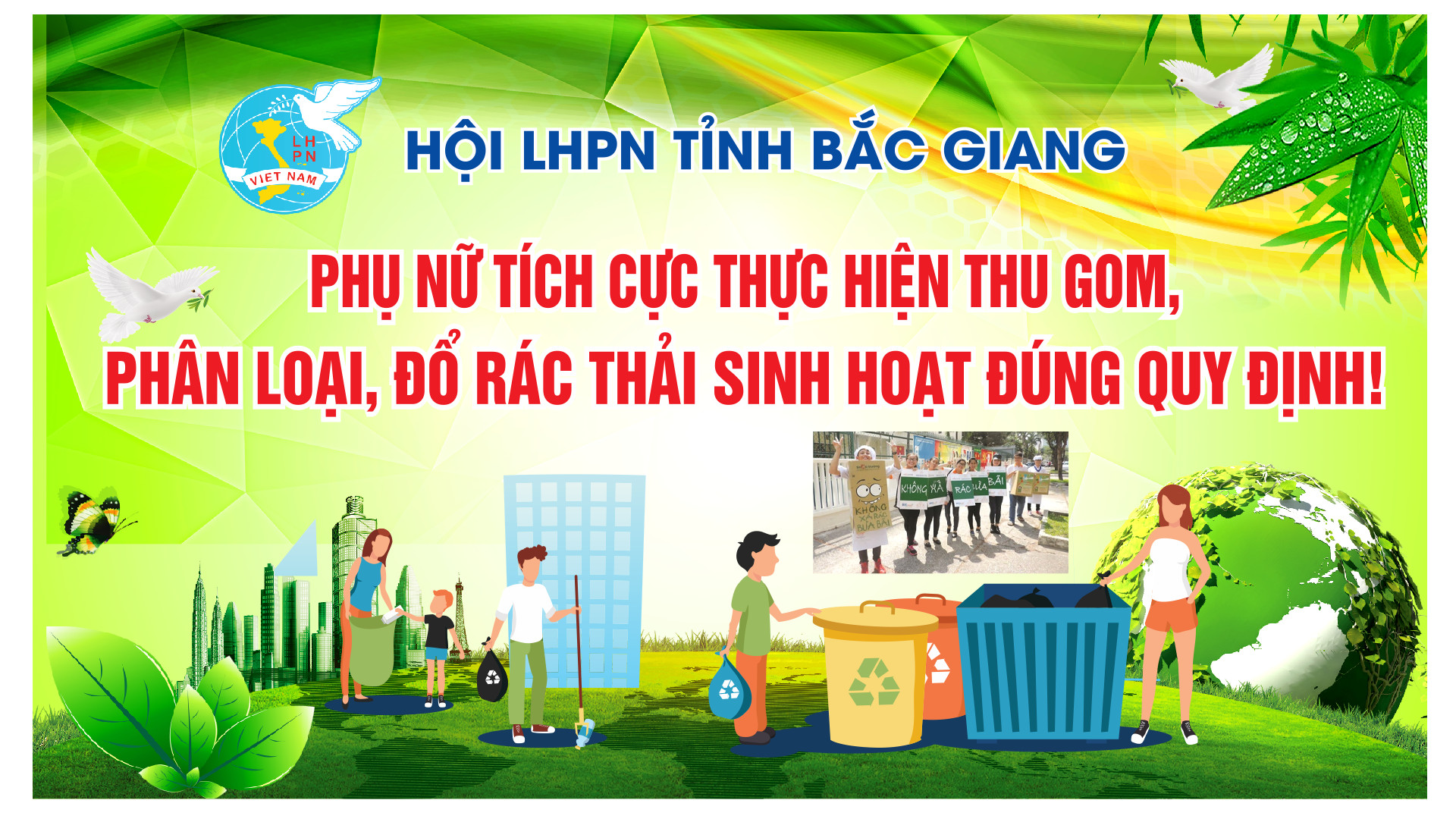 Pa-no tuyên truyền vệ sinh môi trường