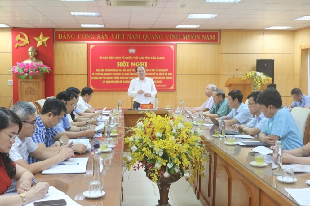 Hội nghị phản biện Dự thảo Nghị quyết Sửa đổi, bổ sung một số điều của Nghị quyết số...