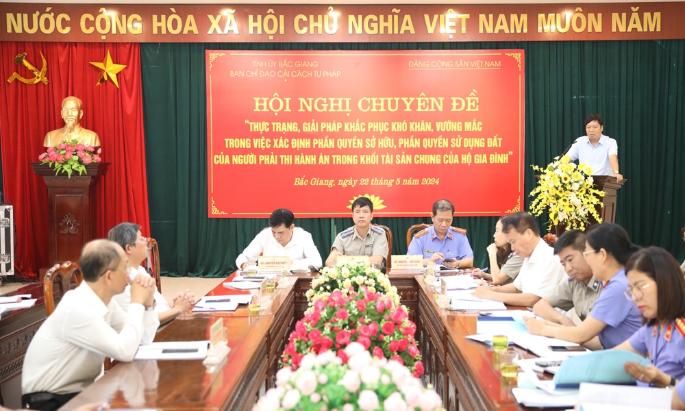 Khắc phục một số vướng mắc trong công tác thi hành án