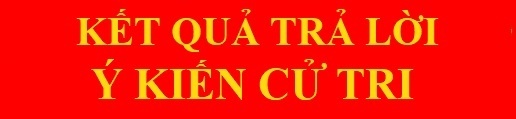 Trả lời kiến nghị của cử tri gửi đến Kỳ họp thứ 7, Quốc hội khoá XV của Bộ Nội vụ