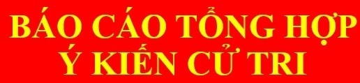 Tổng hợp kiến nghị của cử tri tỉnh Bắc Giang sau Kỳ họp thứ 6, Quốc hội khóa XV