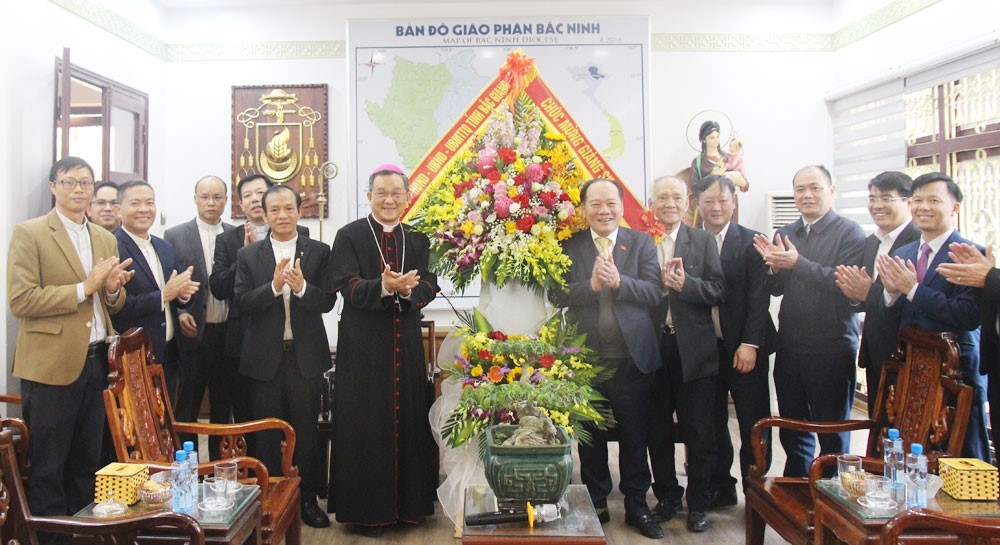 Chúc mừng Tòa Giám mục giáo phận Bắc Ninh và nhà thờ giáo xứ Ngọ Xá, huyện Hiệp Hòa nhân dịp Lễ...