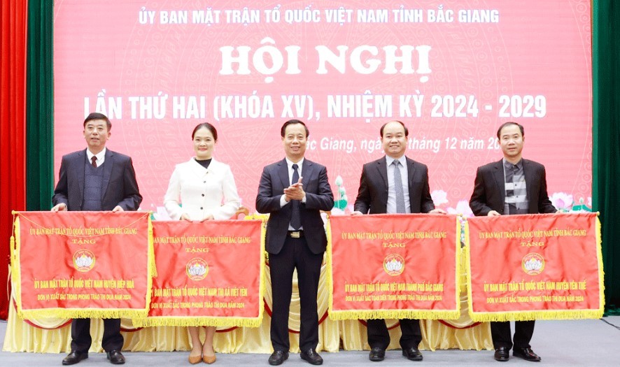 Ủy ban MTTQ tỉnh Bắc Giang tổ chức hội nghị lần thứ hai, khóa XV, nhiệm kỳ 2024-2029.