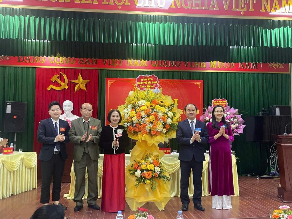 Thành phố Bắc Giang: Tổ chức xong Đại hội đại biểu MTTQ, nhiệm kỳ 2024 - 2029 đối với các phường...