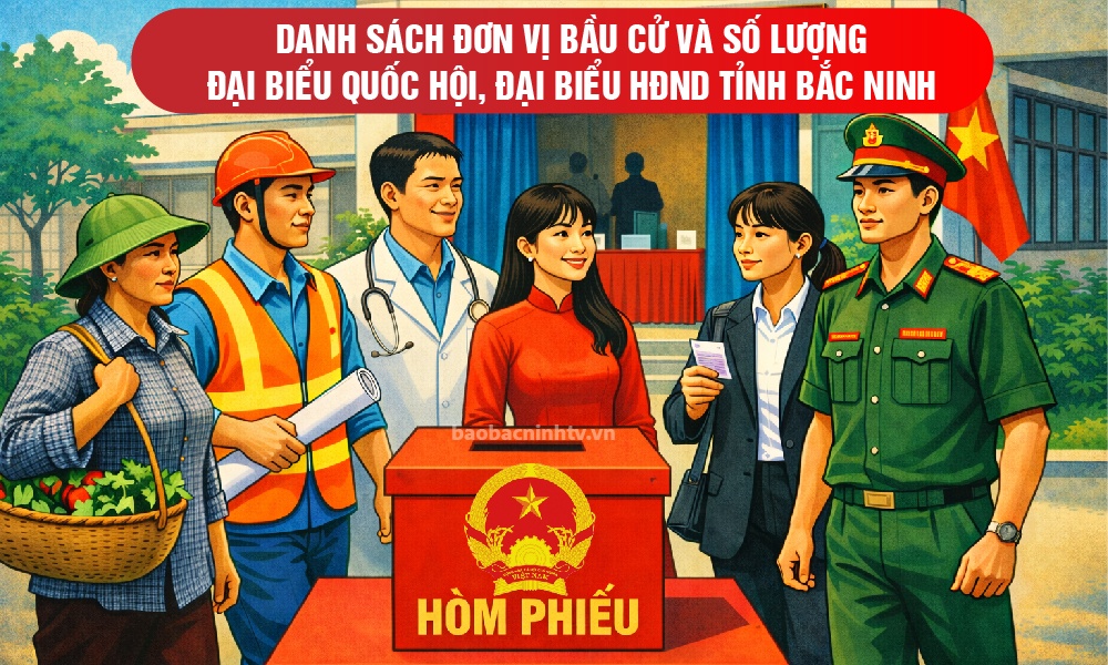 DANH SÁCH CHÍNH THỨC NHỮNG NGƯỜI ỨNG CỬ ĐẠI BIỂU HỘI ĐỒNG NHÂN DÂN TỈNH BẮC NINH KHÓA XX, NHIỆM...