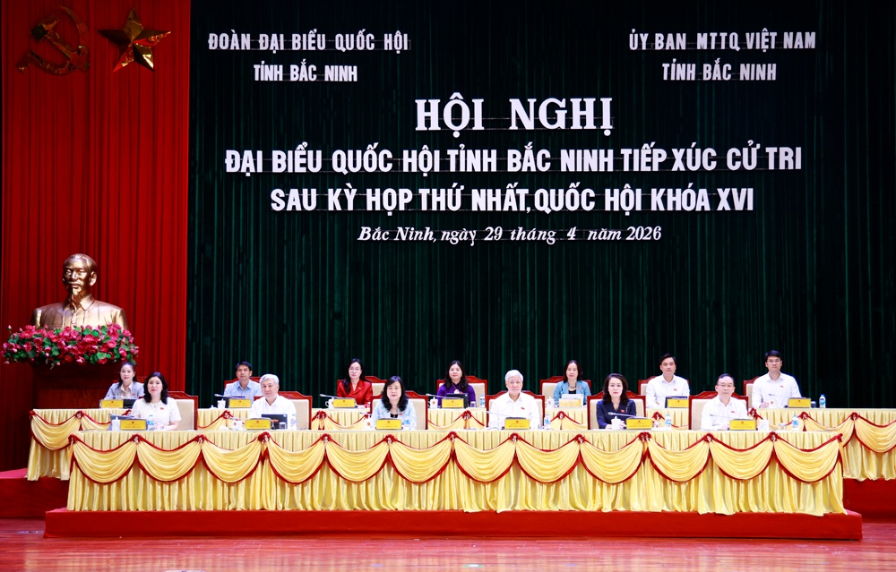 Đại biểu Quốc hội khoá XVI tỉnh Bắc Ninh tiếp xúc cử tri sau Kỳ họp thứ Nhất, Quốc hội khoá XVI