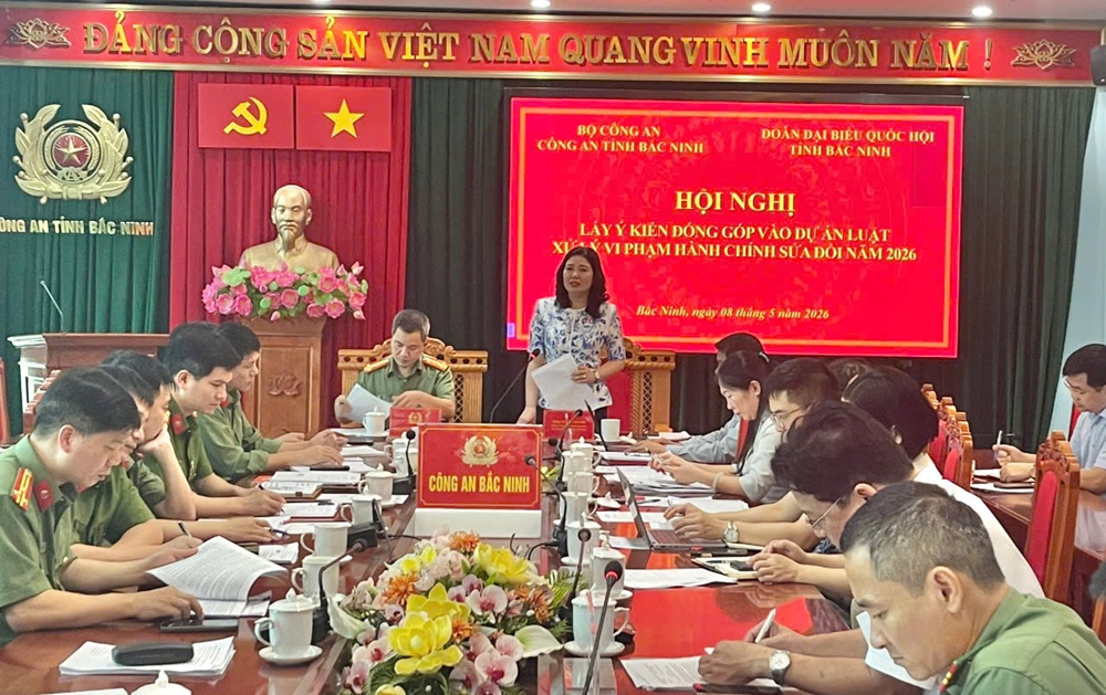 Đoàn đại biểu Quốc hội tỉnh phối hợp tổ chức hội nghị lấy ý kiến đóng góp vào dự thảo Luật Xử lý...
