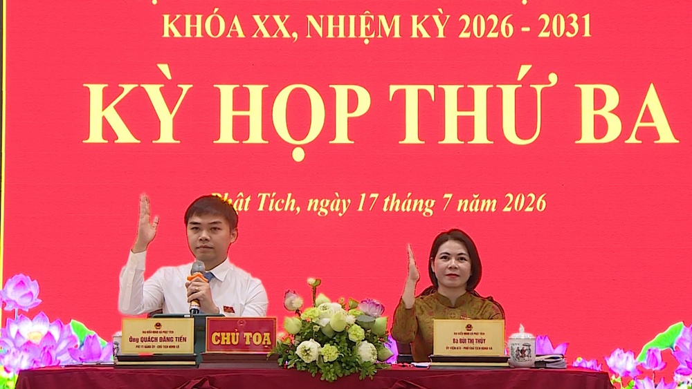 Hội đồng nhân dân xã Phật Tích tổ chức Kỳ họp thường lệ giữa năm 2026